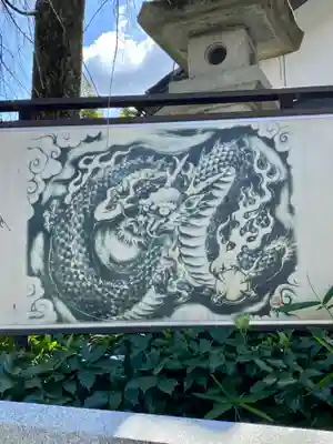 毛谷黒龍神社の芸術