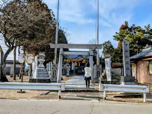 中嶋神明社の鳥居