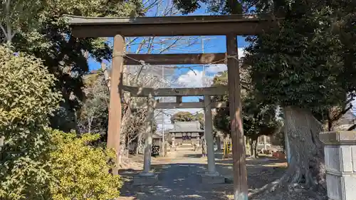 神明社・大杉神社の鳥居