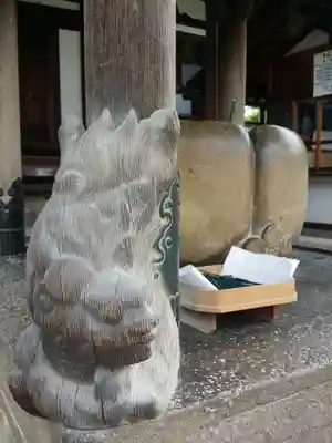 道明寺の狛犬