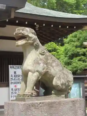 登渡神社の狛犬