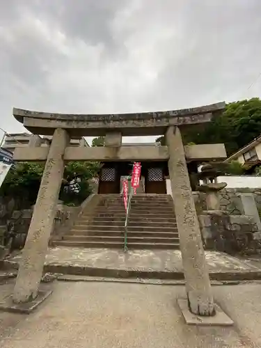 尾長天満宮の鳥居