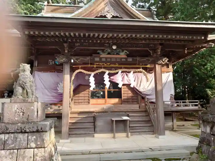 加波山三枝祇神社本宮の本殿・本堂