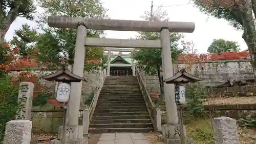 西向天神社の鳥居