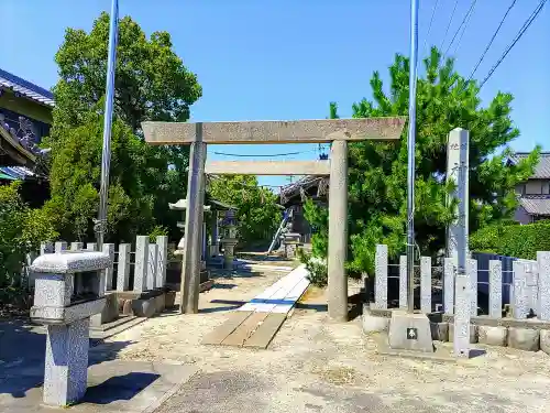 神明社（金棒神明社）の鳥居