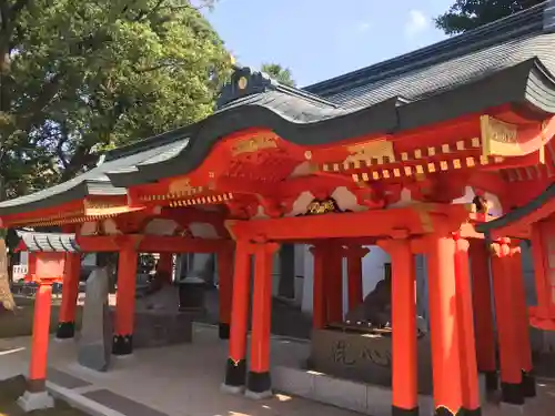 穴八幡宮の手水舎