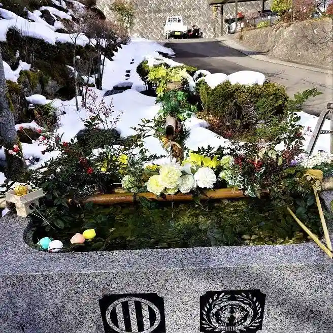 陽林寺の手水舎