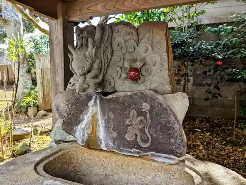銚港神社の手水舎