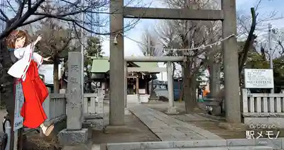 上小松天祖神社の鳥居