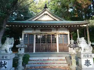 高針護国社の本殿・本堂