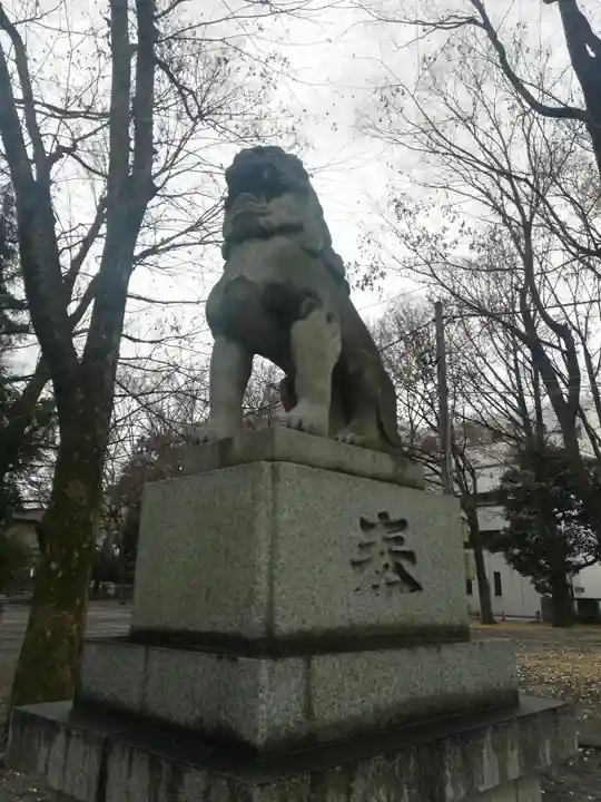 大國魂神社の狛犬
