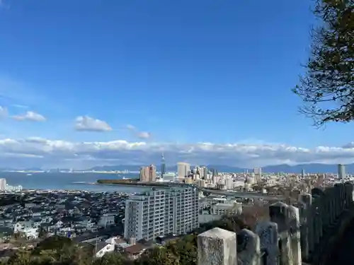 鷲尾愛宕神社の景色