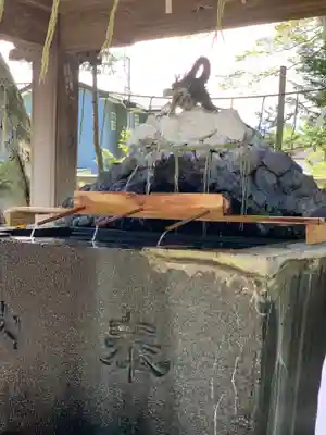 小室浅間神社の手水舎