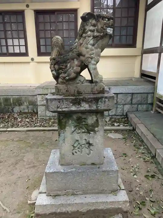 白山社(寺切白山社)の狛犬