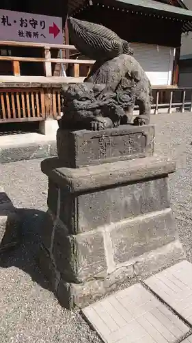 北海道神宮頓宮の狛犬