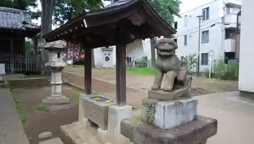 打越天神北野神社の狛犬