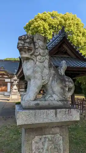 佛母寺の狛犬