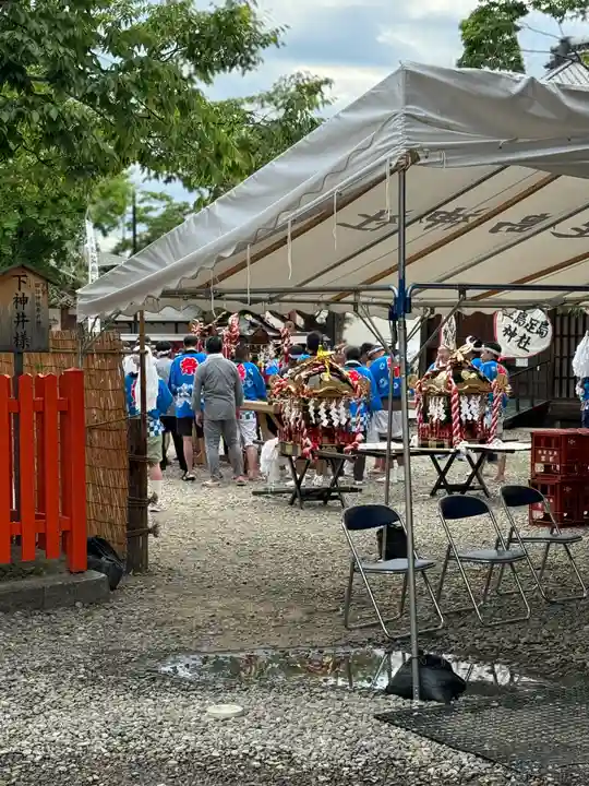 生島足島神社のお祭り