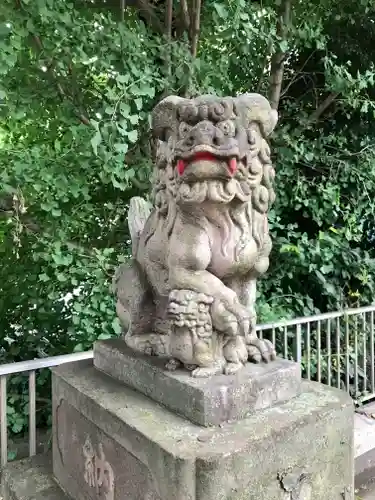 品川貴船神社の狛犬