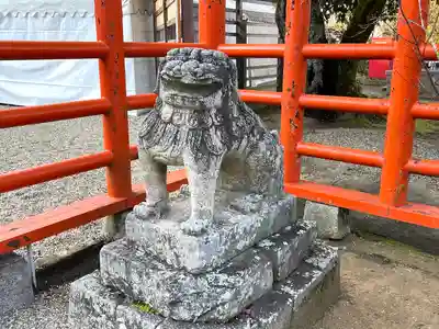 龍田大社の狛犬