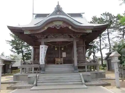 千里浜神社の本殿・本堂