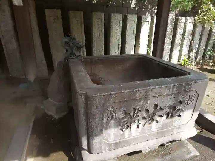 龍口寺の手水舎