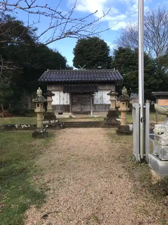 多氣神社の本殿・本堂