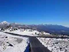 車山神社の景色