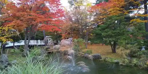 北海道護國神社の庭園