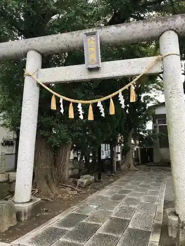 龍ケ崎八坂神社の鳥居