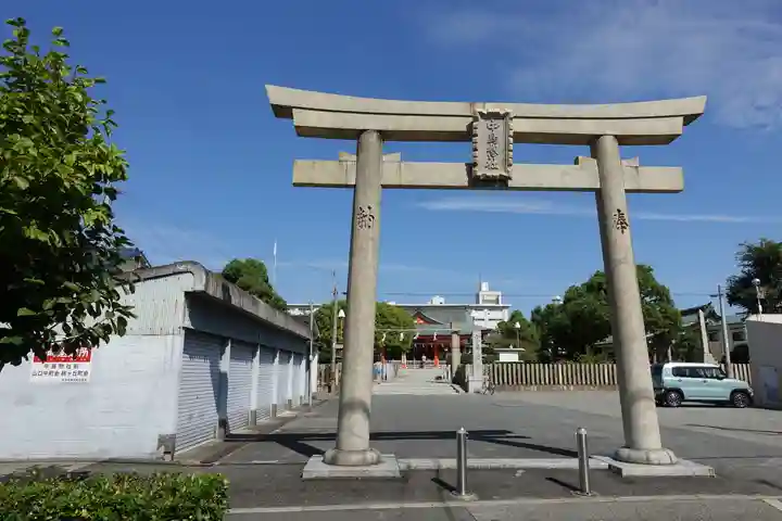 中島惣社の鳥居