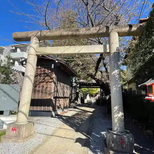 印内八坂神社の鳥居