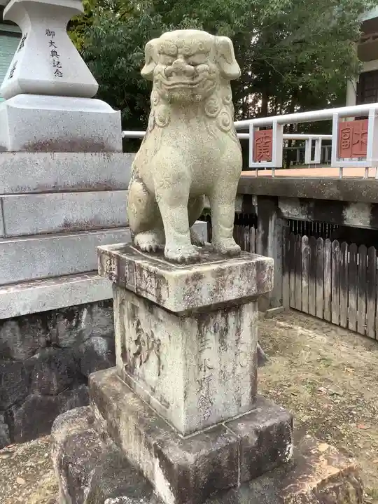 笠原神明宮の狛犬