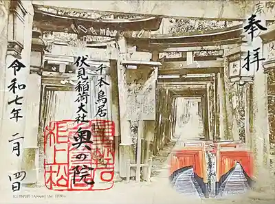 約１００年前の千本鳥居