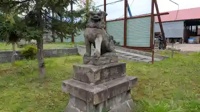 樺戸神社の狛犬