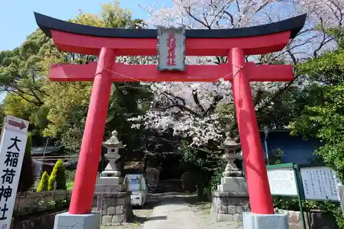 大稲荷神社の鳥居