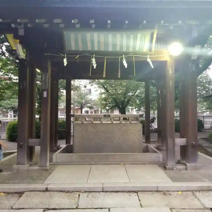 荏原神社の手水舎