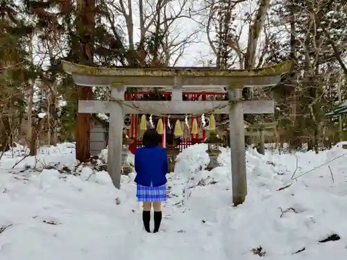 会津大國魂神社の鳥居