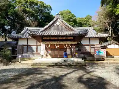 川田八幡神社の本殿・本堂