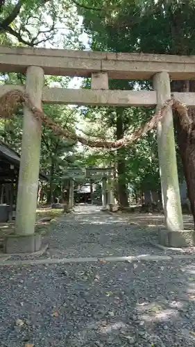 生品神社の鳥居