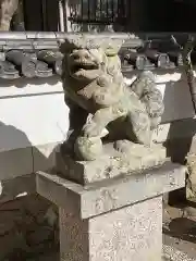 南都鏡神社の狛犬