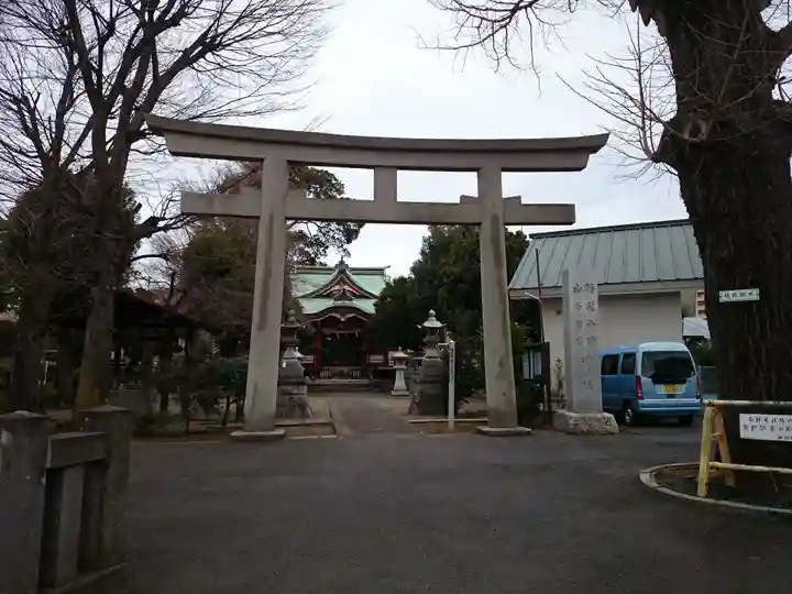 勝利八幡神社の鳥居