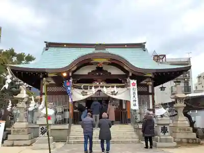 打出天神社の本殿・本堂