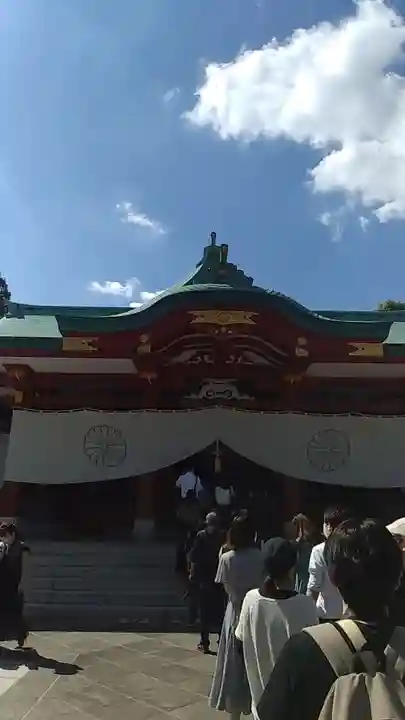 日枝神社の本殿・本堂