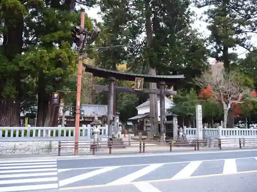 足助八幡宮の鳥居