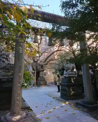 元三島神社の鳥居