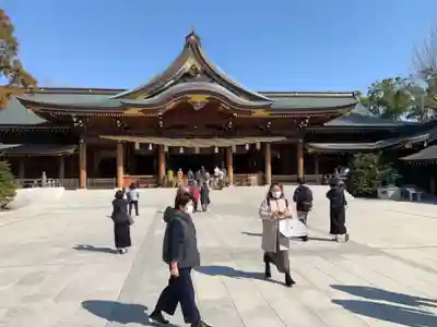 寒川神社の本殿・本堂
