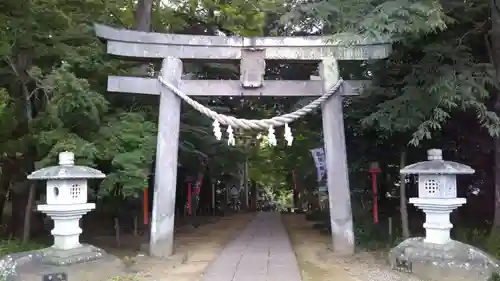 間々田八幡宮の鳥居