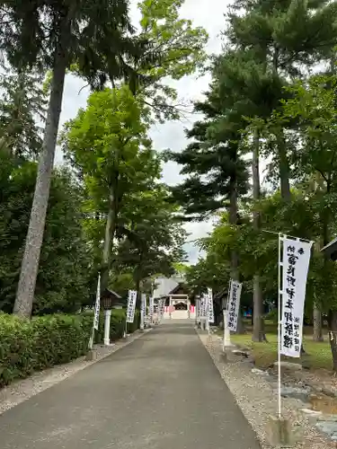 富良野神社の景色