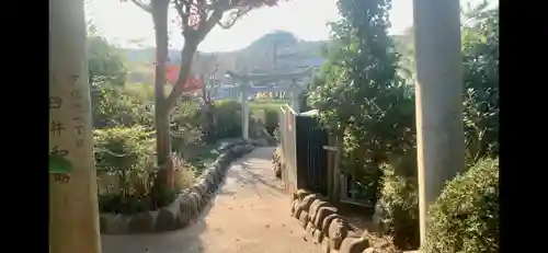 横浜御嶽神社の景色